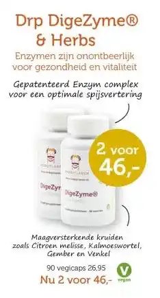 De Rode Pilaren Drp DigeZymeⓇ & Herbs aanbieding