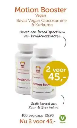 De Rode Pilaren Motion Booster Vegan aanbieding