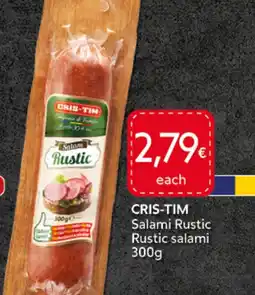 Food Plus Cris-tim salami rustic aanbieding
