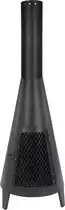 Bol.com MaxxGarden Tuinhaard Grieks Atlanta - Vuurkorf - Vuurschaal - Terrashaard - Zwart - 40 x 119 cm aanbieding