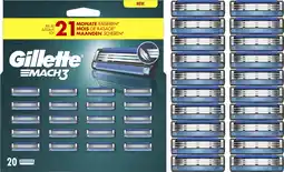 Coolblue Gillette Mach3 Navulmesjes (20 stuks) aanbieding