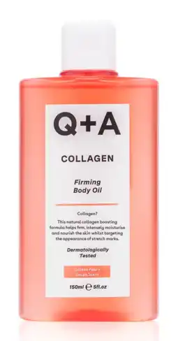De Online Drogist Q+A Q+A Collagen Firming Body Oil 150ML aanbieding