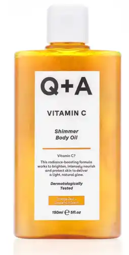 De Online Drogist Q+A Q+A Vitamin C Shimmer Body Oil 150ML aanbieding