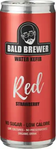 De Online Drogist Bald Brewer Water Kefir Red Strawberry 250ML aanbieding