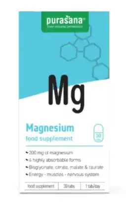 De Online Drogist Purasana Mg Magnesium Tabletten 60TB aanbieding
