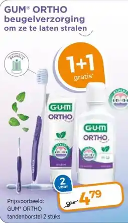Trekpleister GUM ORTHO beugelverzorging aanbieding
