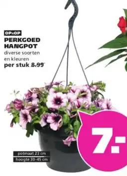 Ranzijn Perkgoed Hangpot aanbieding