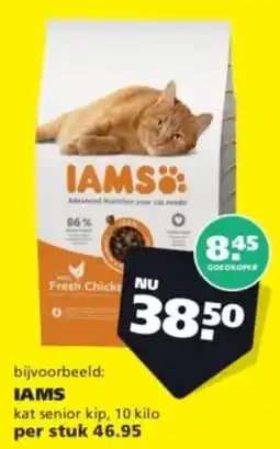 Ranzijn Iams Kat Senior Kip aanbieding