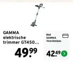 GAMMA GAMMA elektrische trimmer GT450 - 450W 25cm aanbieding