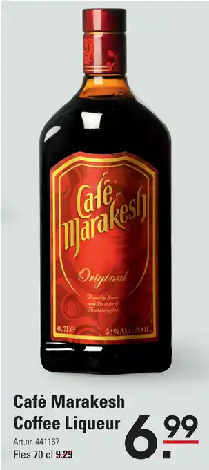 Sligro Cafe Marakesh Coffee Liqueur aanbieding