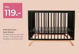 Prenatal Prénatal box Savi black aanbieding