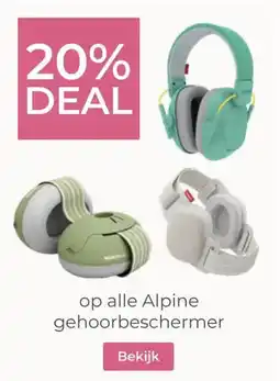 Prenatal op alle Alpine gehoorbeschermer aanbieding