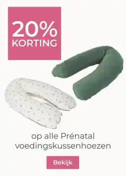 Prenatal op alle Prénatal voedingskussenhoezen aanbieding