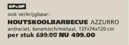 Ranzijn HOUTSKOOLBARBECUE aanbieding
