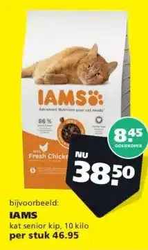 Ranzijn bijvoorbeeld: IAMS aanbieding