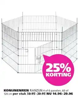 Ranzijn KONIJNENREN aanbieding