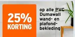 GAMMA op alle PVC Dumawall wand- en bekleding aanbieding