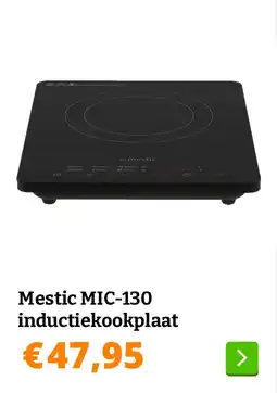 Obelink Mestic MIC-130 inductiekookplaat aanbieding