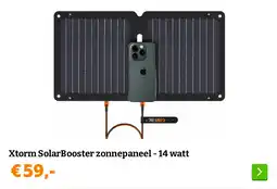 Obelink Xtorm SolarBooster zonnepaneel - 14 watt aanbieding