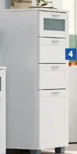 Lidl Badkamerkast met 4 lades Basel aanbieding