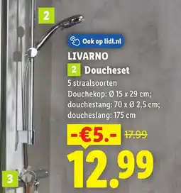 Lidl Livarno Doucheset aanbieding