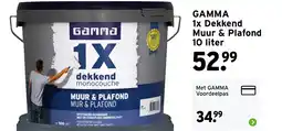 GAMMA Gamma 1x Dekkend Muur & Plafond aanbieding