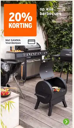 GAMMA Op alle barbecues aanbieding