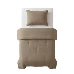 Action Lazy all-in-one dekbed Mousseline - taupe aanbieding