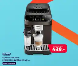 Electroworld Espresso machine ECAM293.61.BW Magnifica Evo aanbieding