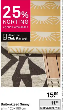 Karwei Buitenkleed Sunny aanbieding