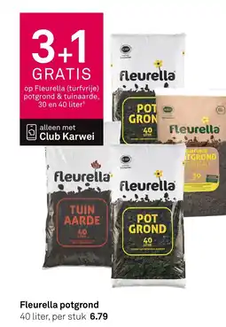 Karwei Fleurella potgrond aanbieding