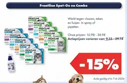 Huisdier Voordeelshop Frontline Spot-On en Combo aanbieding