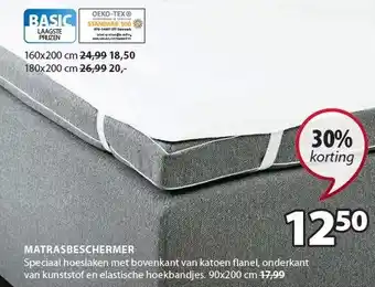 Jysk Matrasbeschermer aanbieding