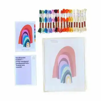 MoMa Design Store DIY Rainbow Needlepoint Kit aanbieding