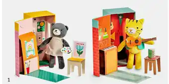 MoMa Design Store Petit Collage Animal Play Set aanbieding