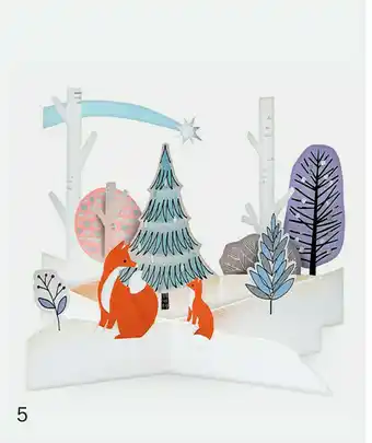 MoMa Design Store Winter Foxes Holiday Cards - Set of 8 aanbieding