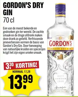 Dirck 3 Gordon's dry gin aanbieding