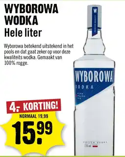 Dirck 3 Wyborowa wodka aanbieding