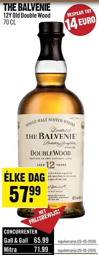 Dirck 3 The balvenie 12Y Old Double Wood aanbieding