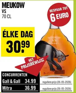Dirck 3 Meukow VS aanbieding