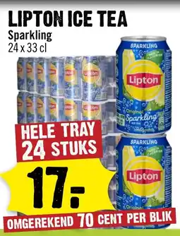 Dirck 3 Lipton ice tea Sparkling aanbieding