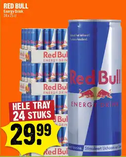 Dirck 3 Red bull energy drink aanbieding