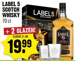 Dirck 3 Label 5 scotch whisky aanbieding