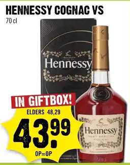 Dirck 3 Hennessy cognac vs aanbieding
