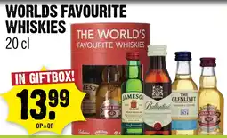Dirck 3 Worlds favourite whiskies aanbieding