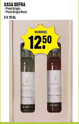 Dirck 3 Casa defra pinot grigio, pinot grigio rosé aanbieding