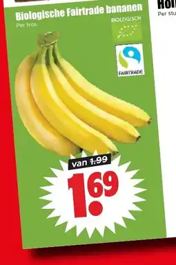 Dirck 3 Biologische Fairtrade bananen aanbieding