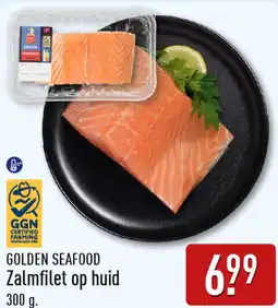 ALDI Golden seafood Zalmfilet op huid aanbieding
