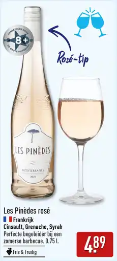 ALDI Les Pinèdes rosé aanbieding