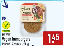 ALDI My vay vegan hamburgers aanbieding
